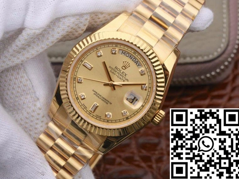 Rolex II 218238 Day-Date EW Gold Dial Factory 18K Yellow 40MM 0522